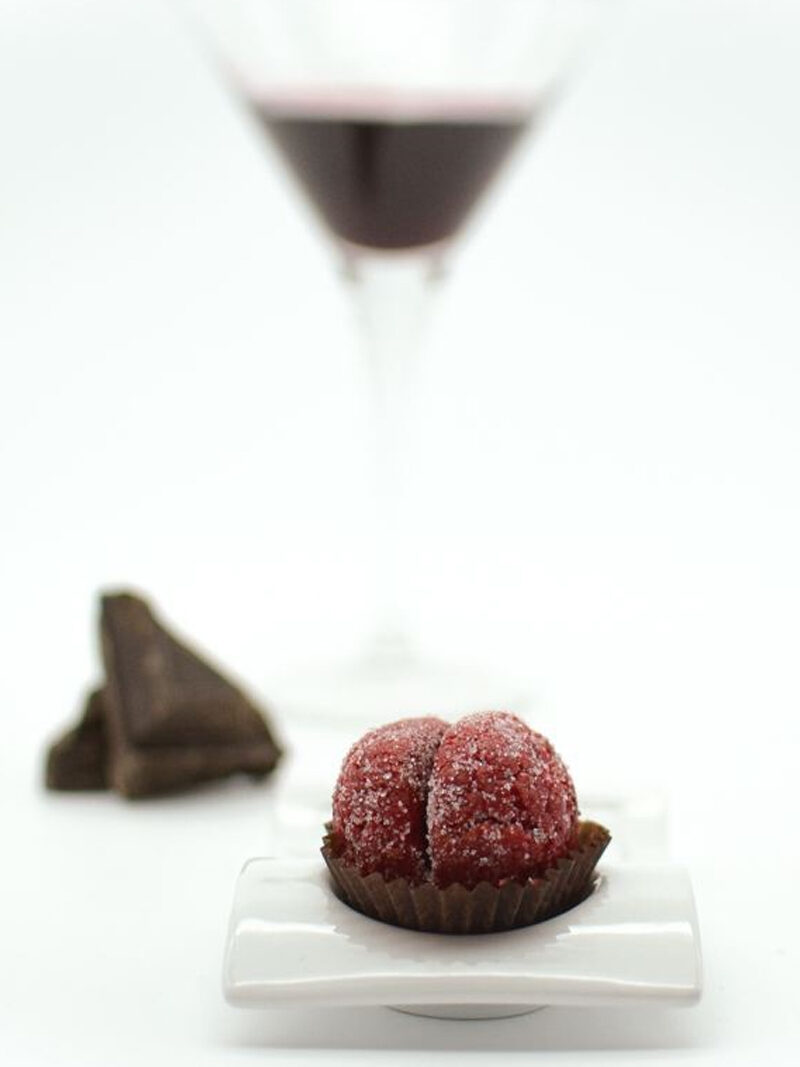 Pesche all'Alchermes e Nutella